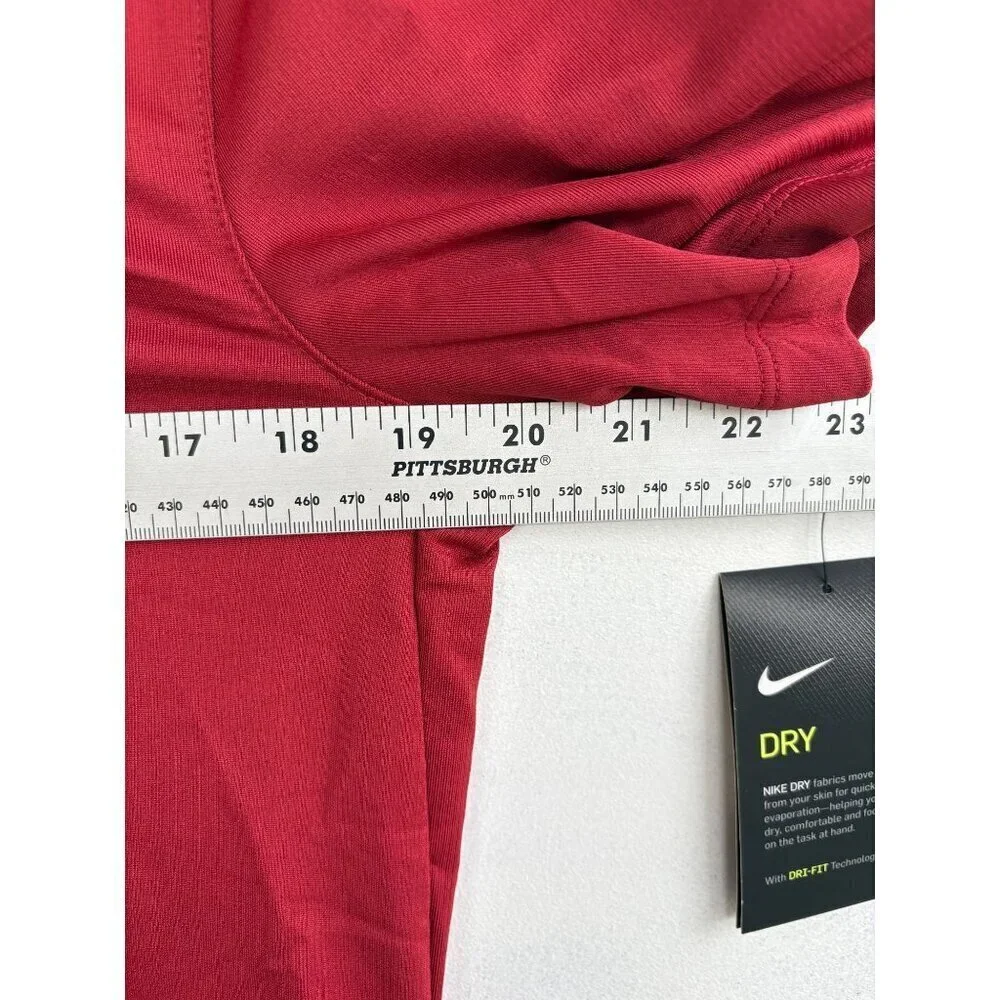 Nike Dri-Fit Iowa State Cyclones Polo Shirt Mens Red Size S